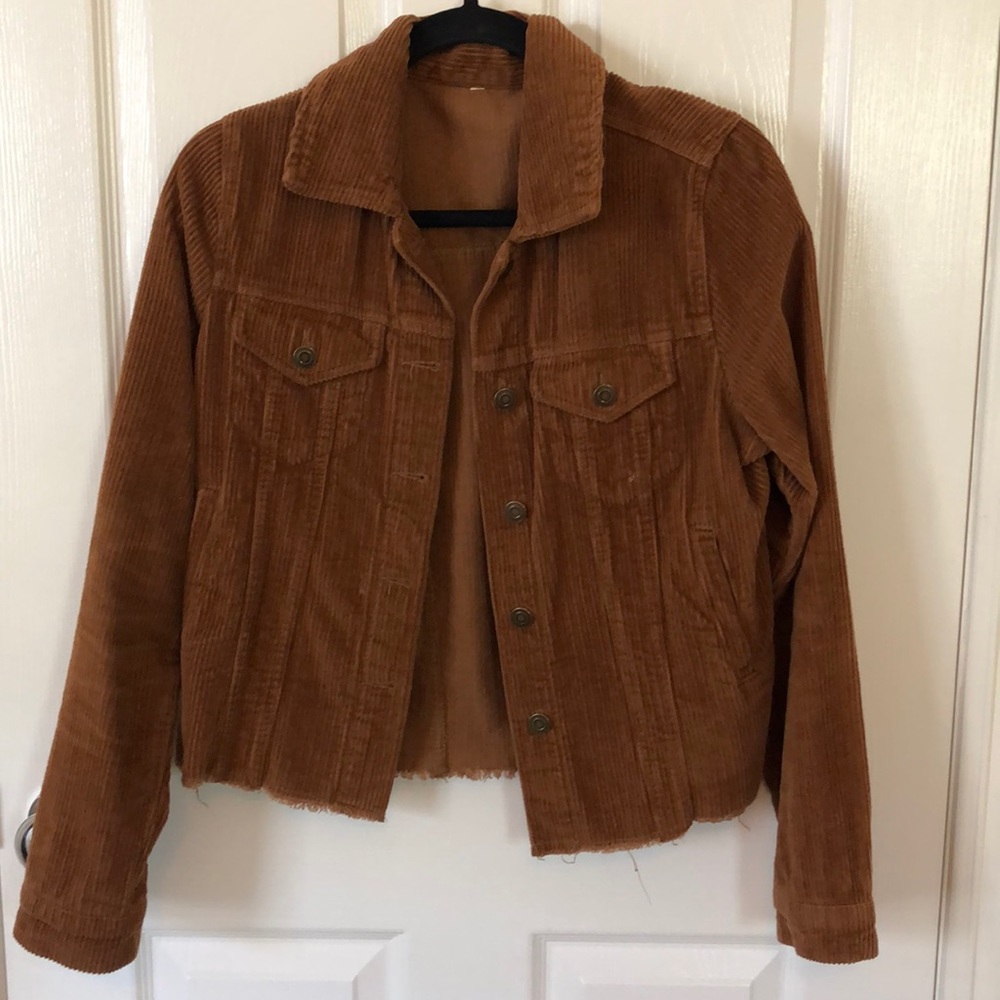 VINTAGE CROPPED CORDUROY JACKET